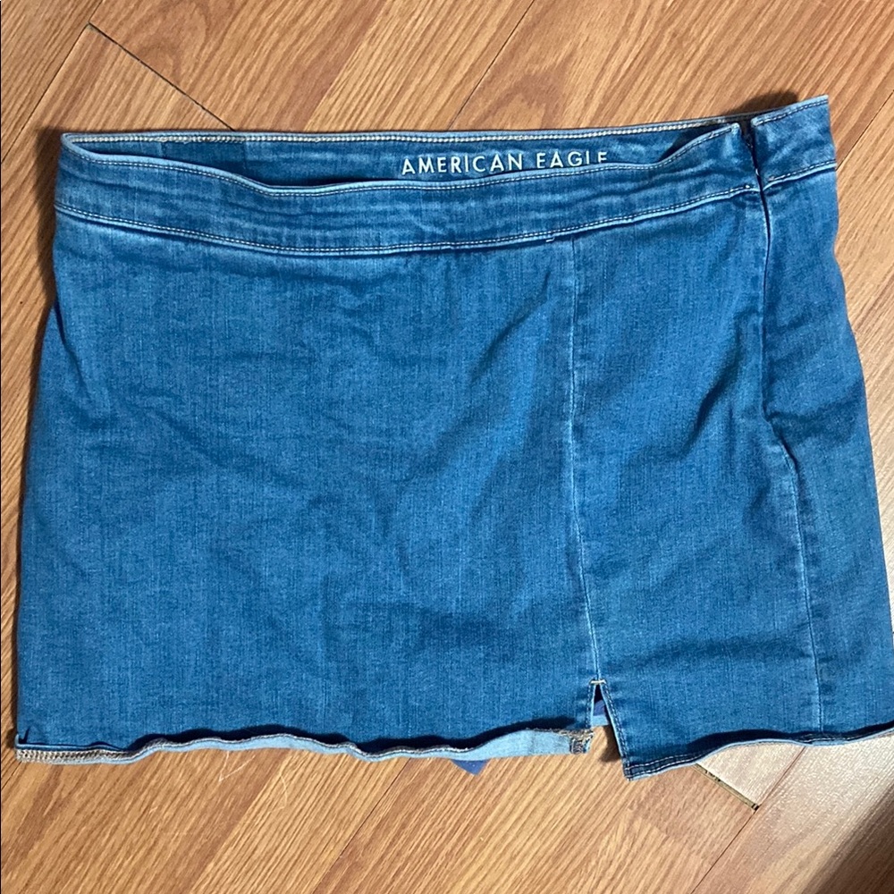 American Eagle Outfitters Blue Mini Pencil Skirt